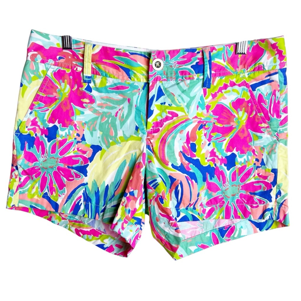 Lilly Pulitzer Callahan 5” Short in Multi Casa Banana Size 6